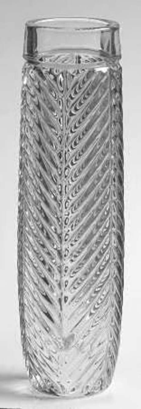Ralph Lauren Herringbone Lead Crystal Bud Vase
